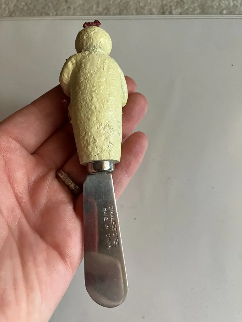 Set of 4 Snowman Spreader Knives